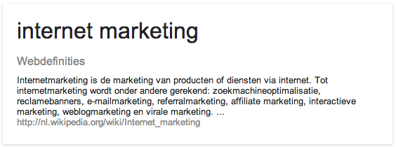 internet marketing